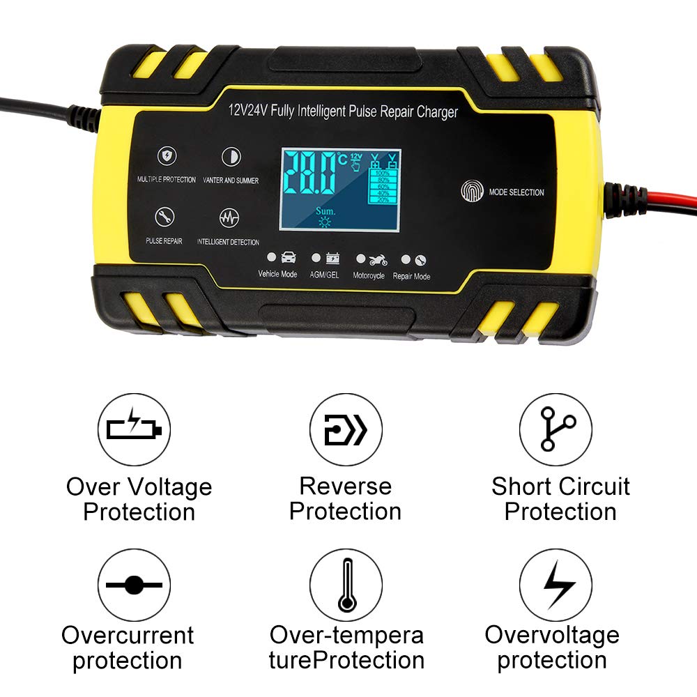 ODOMY pulse repair function revives idle batteries with regular charging cycles.