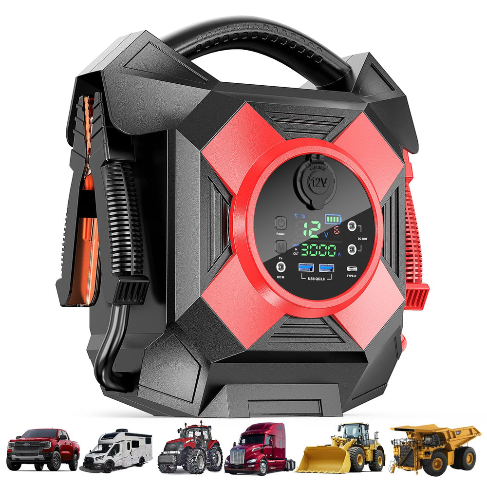 ODUKAKO DM1264 front view highlighting rugged build for heavy-duty boosts