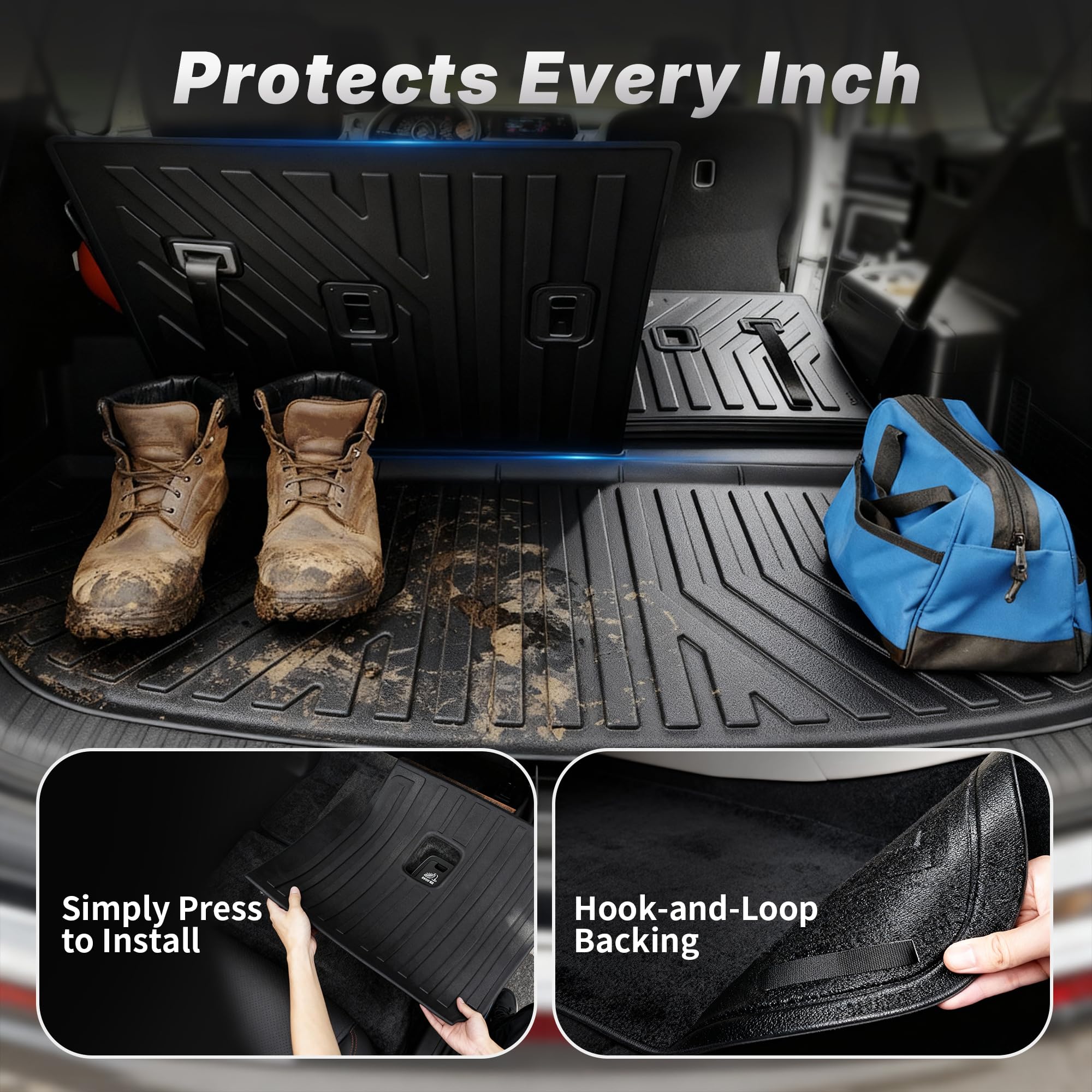 OEDRO edge-to-edge design prevents gaps and keeps debris contained.