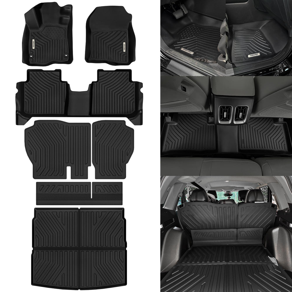 OEDRO CR-V floor mats custom-fit design for a snug installation.