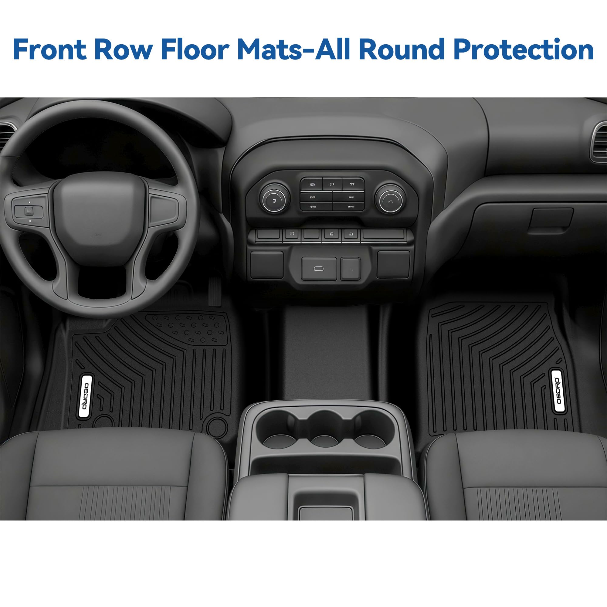 OEDRO latex-free, lead-free mats ensure safe interior materials without odor or harsh chemicals.