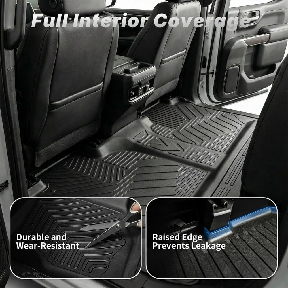 OEDRO mats with non-slip underside texture stay in place