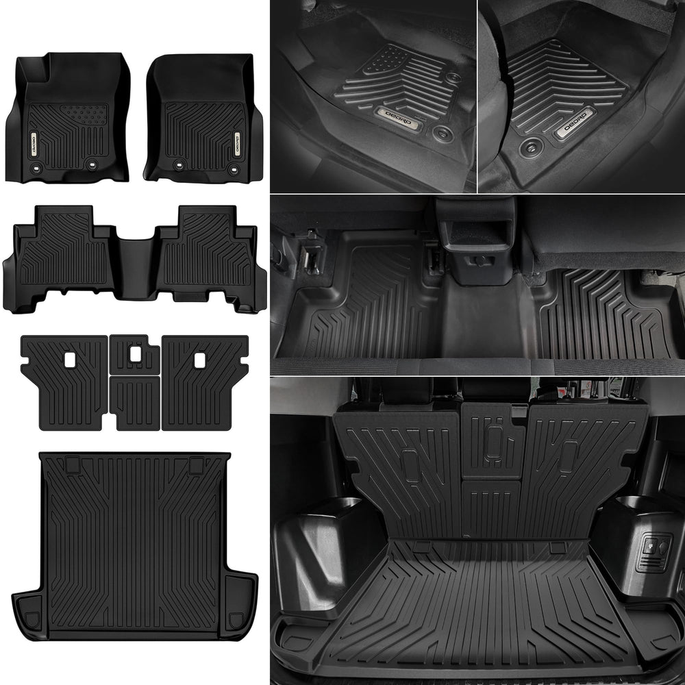 OEDRO quick-clean mats highlight easy rinse-off maintenance.