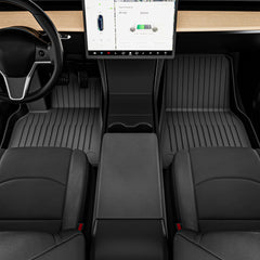 OEDRO Tesla Model Y Juniper front right floor mat with snug contour
