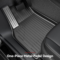 OEDRO Tesla Model Y Juniper rear floor mat protecting second row