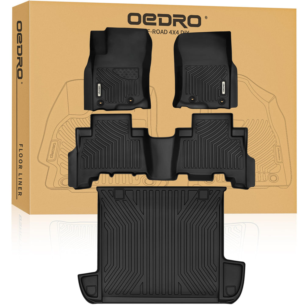 OEDRO Toyota 4Runner front mats offer a precise fit and all-weather protection.