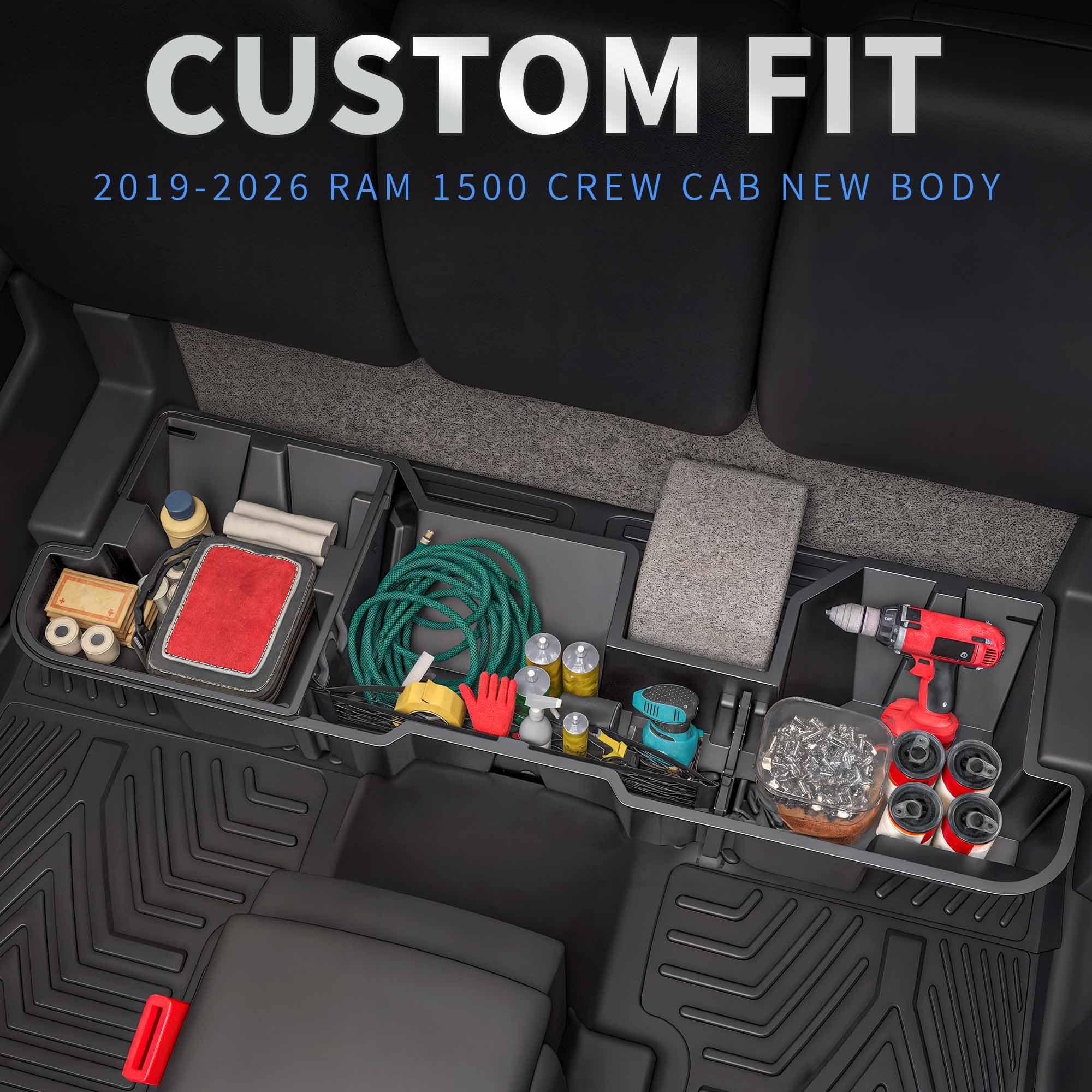 Removable small box adds portable tool-carrying capability and organization