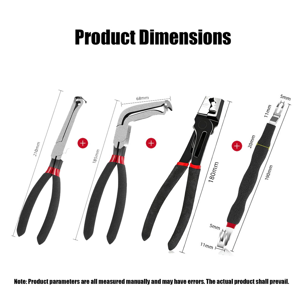 OEDTF 60-degree-angle pliers reach tight spaces for ignition coil work.