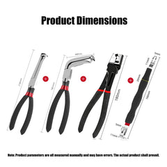 OEDTF 60-degree-angle pliers reach tight spaces for ignition coil work.
