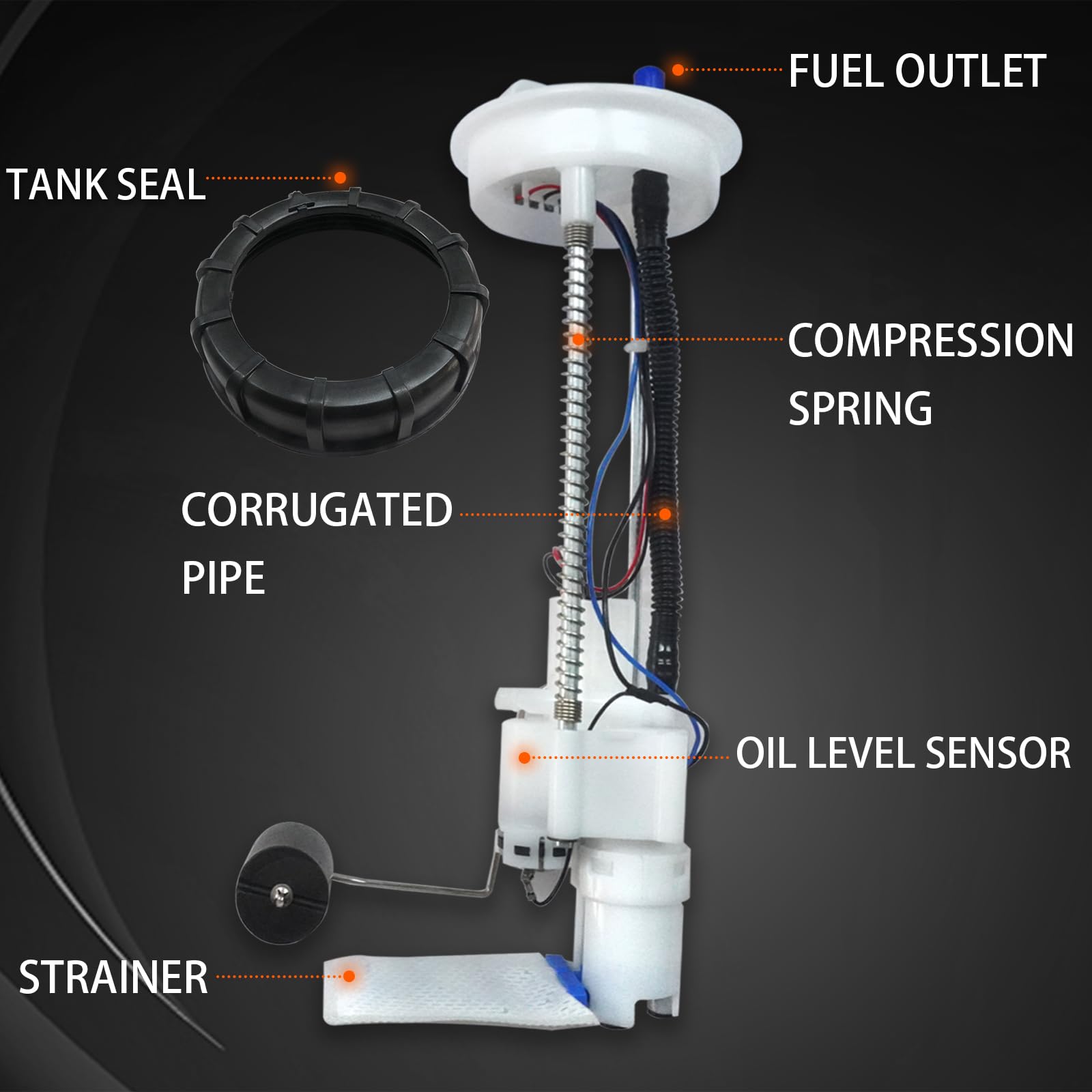 OEKITS fuel pressure regulator detail ensuring steady engine delivery