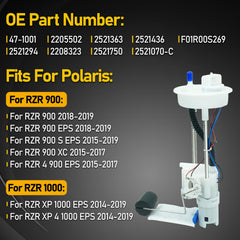 OEKITS in-tank-pump-module-rzr-1000xp maintains consistent fuel delivery during off-road use.