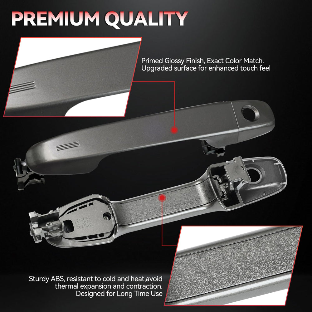 OEMASSIVE Camry exterior door handle gray finish for 2012-2017 models