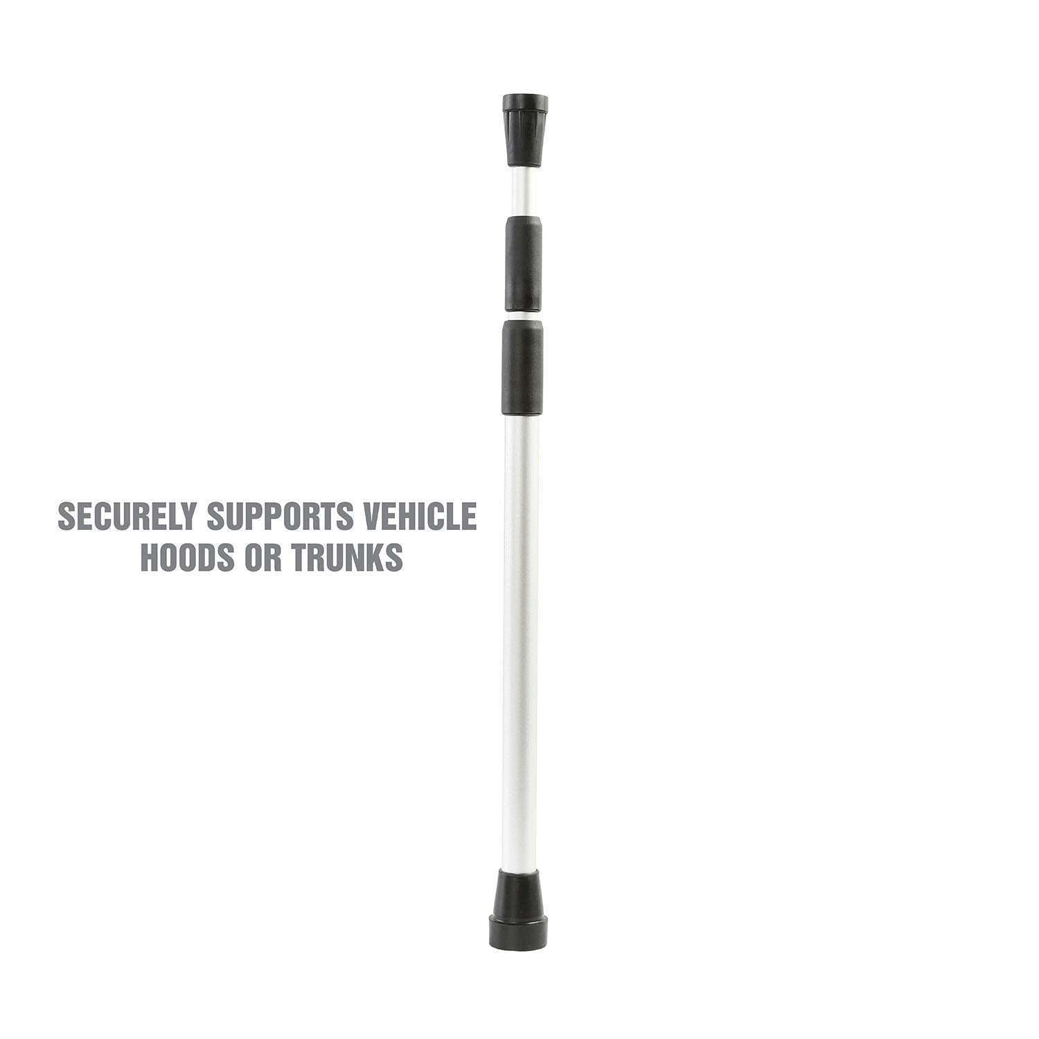 OEMTOOLS 24211 hood prop rod universal fit works with most passenger cars and light trucks.