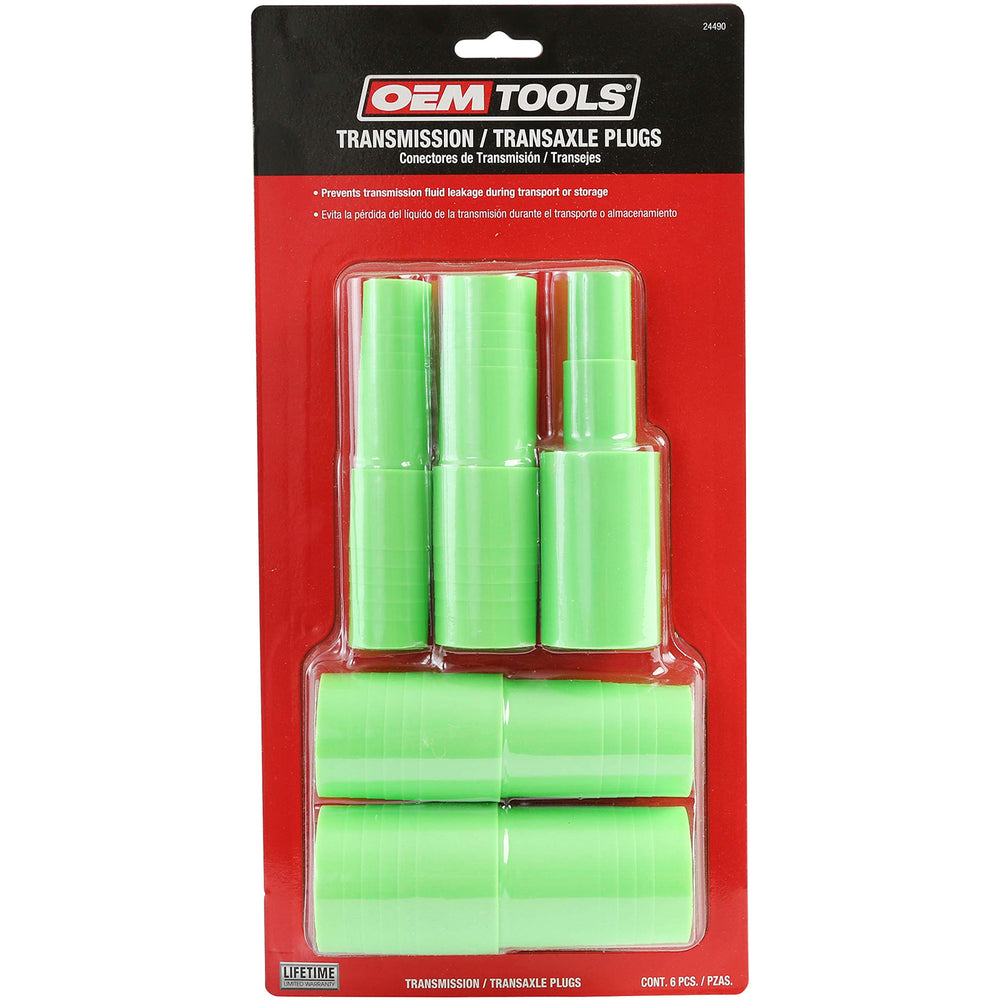 OEMTOOLS 24490 plug set ready for quick maintenance on a vehicle.