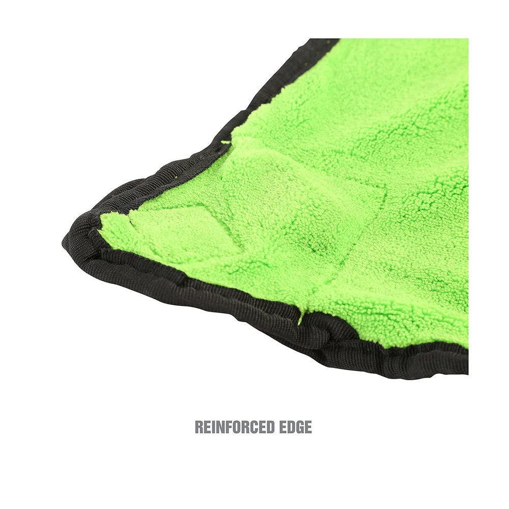 Hi-visibility green color helps locate the cover in a busy garage.