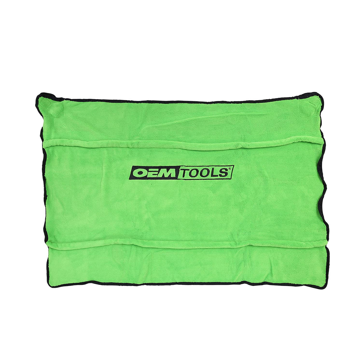 OEMTOOLS 24899 soft fender cover with corner magnets securing it during maintenance.