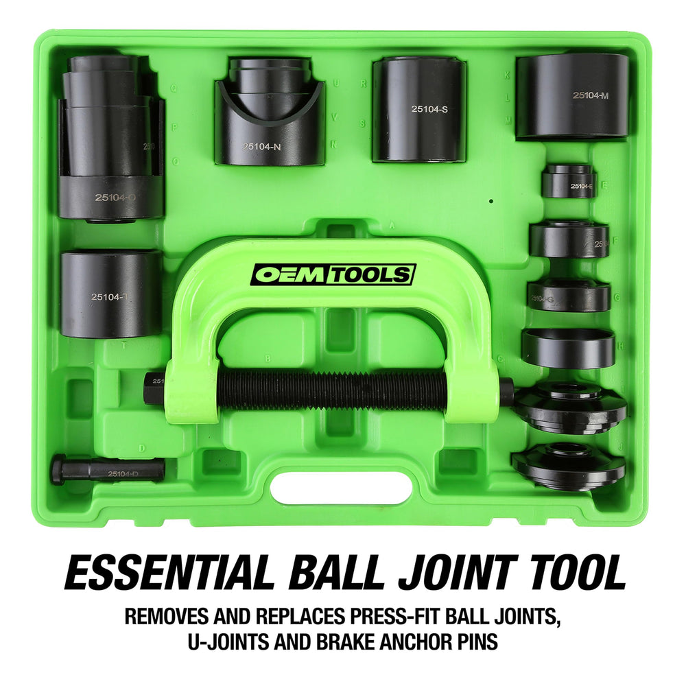 OEMTOOLS 25104 universal adapters simplify removal around obstructions.