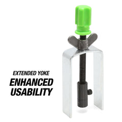 Heat-treated steel construction highlights durability during heavy-duty steering column work