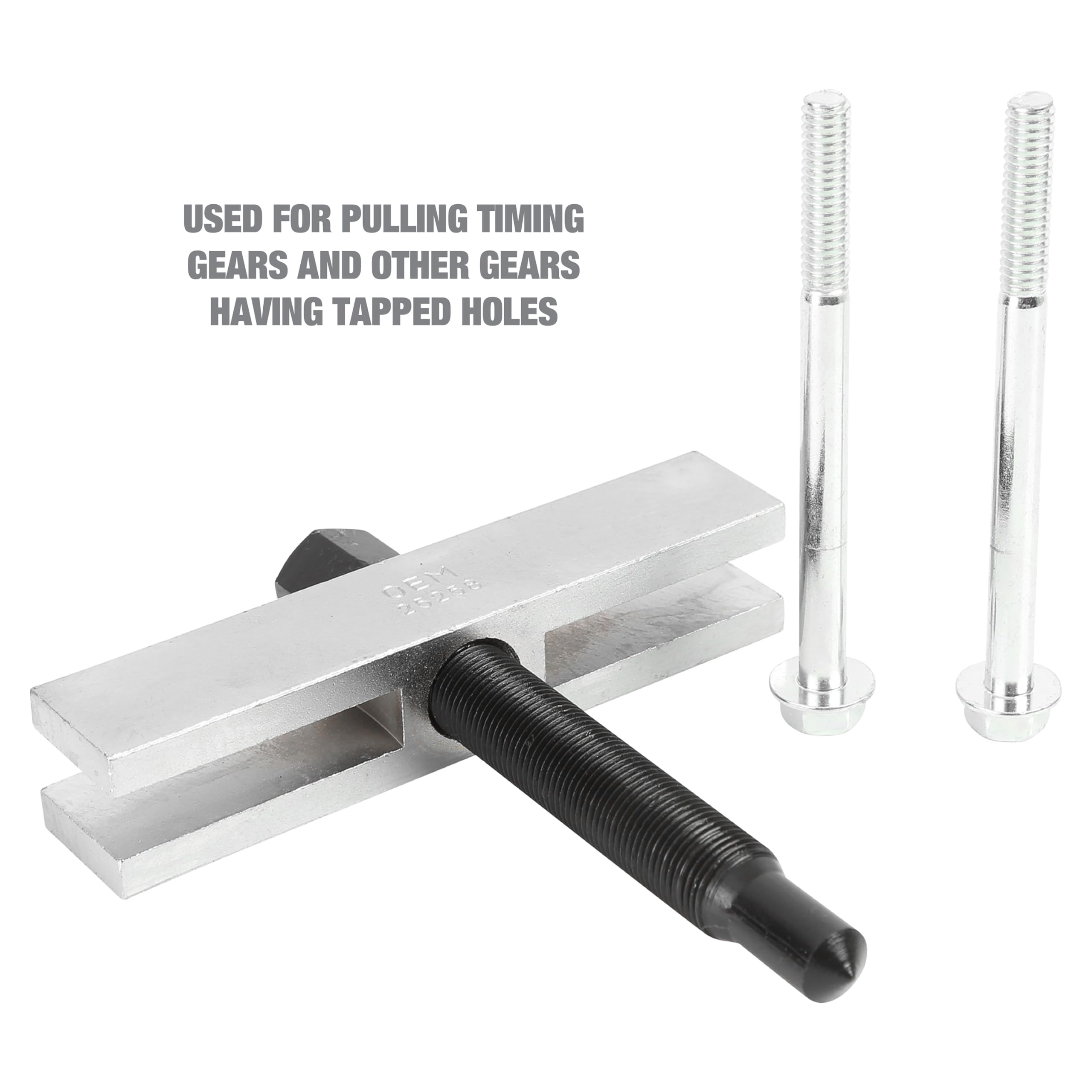 OEMTOOLS 25258 pushing screw centers gear extraction for control.