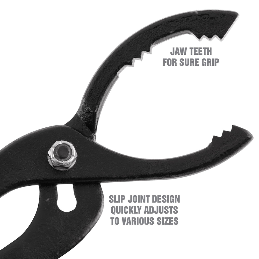 OEMTOOLS 25320 20-degree jaw bend enables access in tight engine bays.