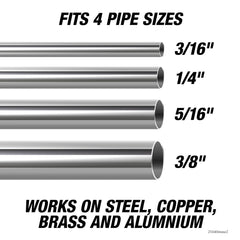 OEMTOOLS 25440 dual-sized adapters close-up for flexible brake line work