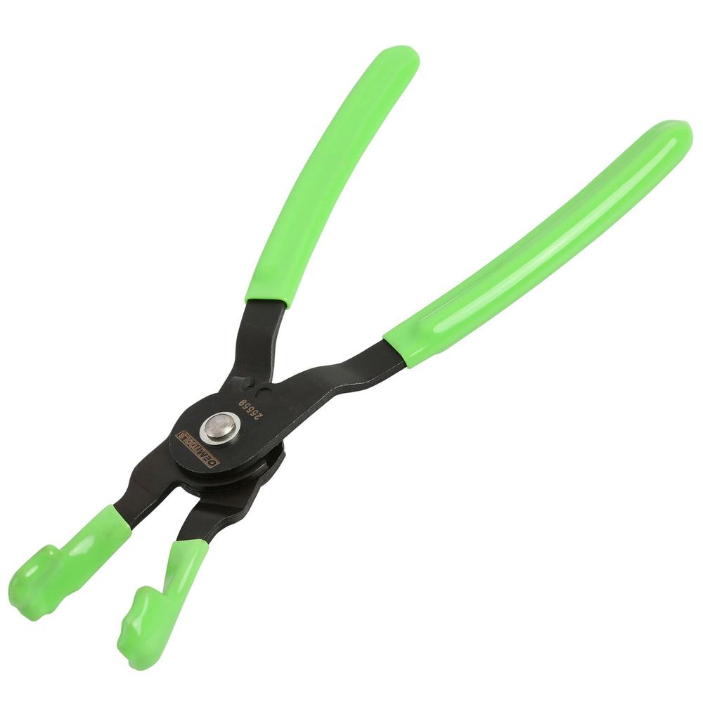 OEMTOOLS 25559 adjustable spark plug boot pliers extended view for hard to reach boots.