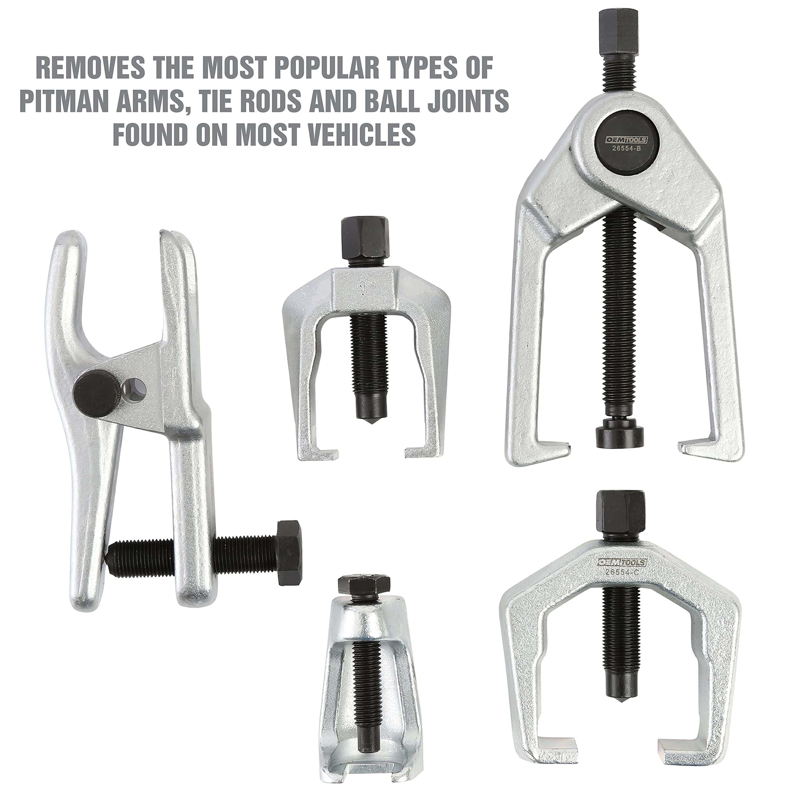 OEMTOOLS 26554 ball joint puller kit enabling safe removal and installation across vehicles.