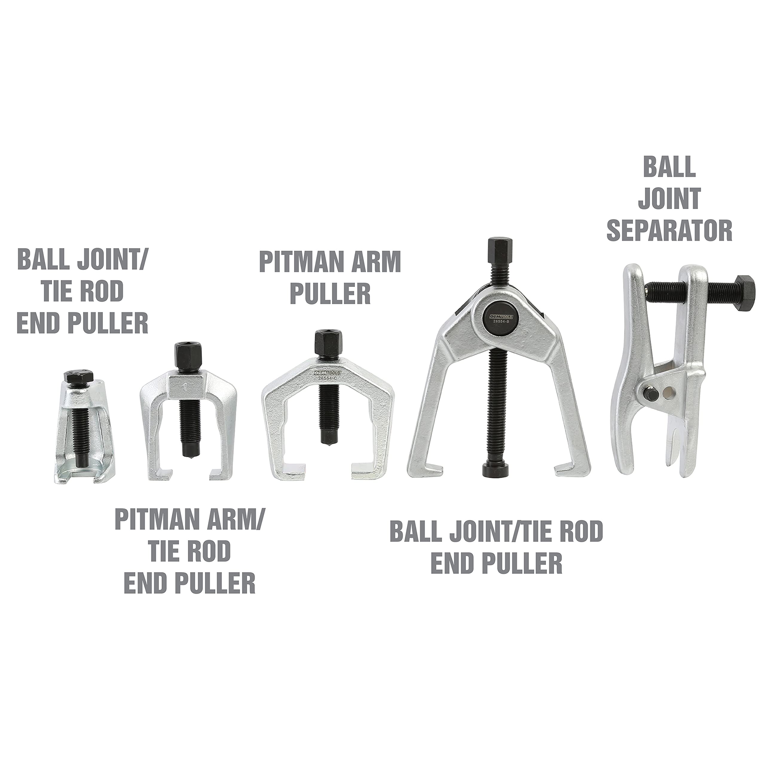 OEMTOOLS 26554 tie rod tool with separator supports reliable alignment during repairs.