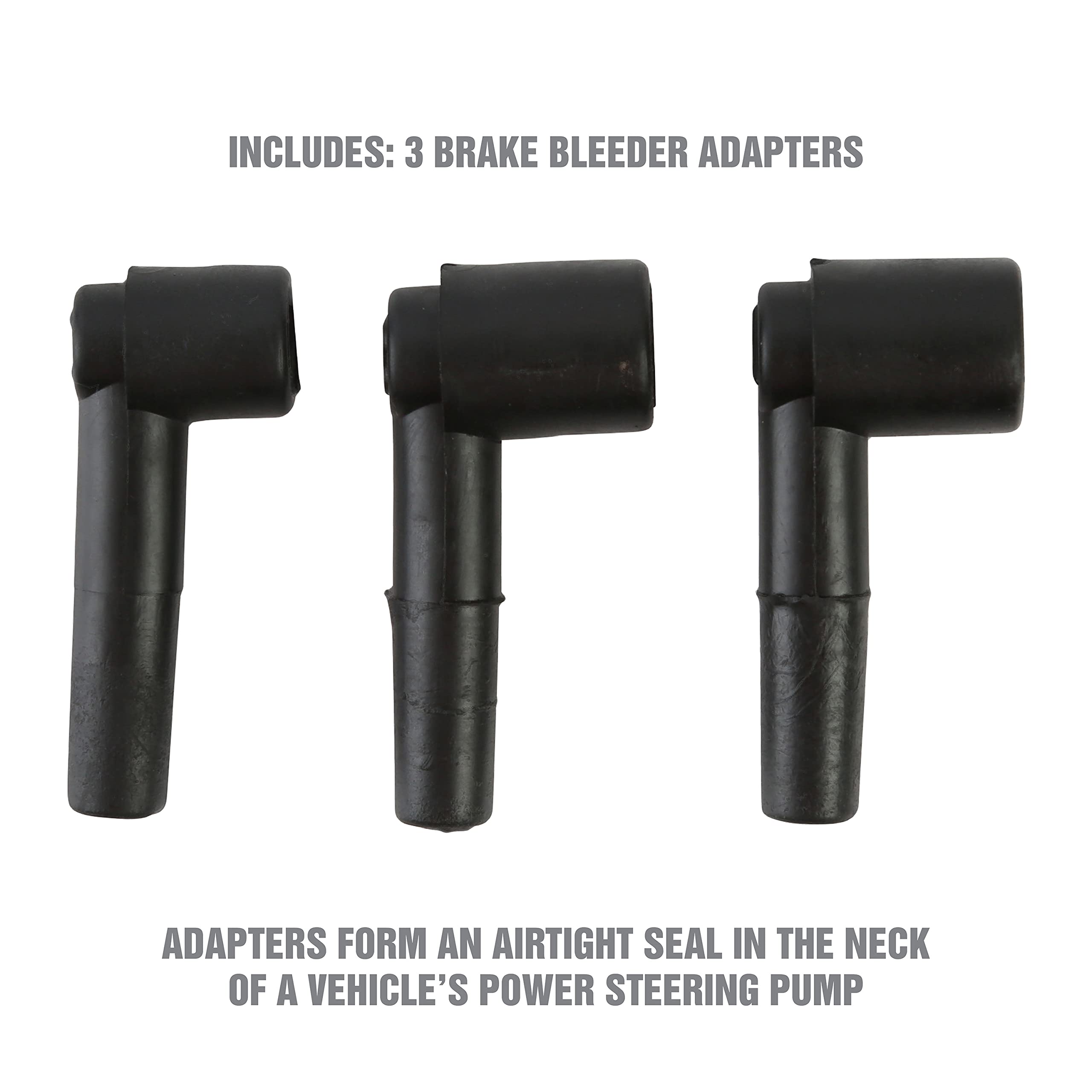 OEMTOOLS 27311 performing brake system air removal during maintenance.