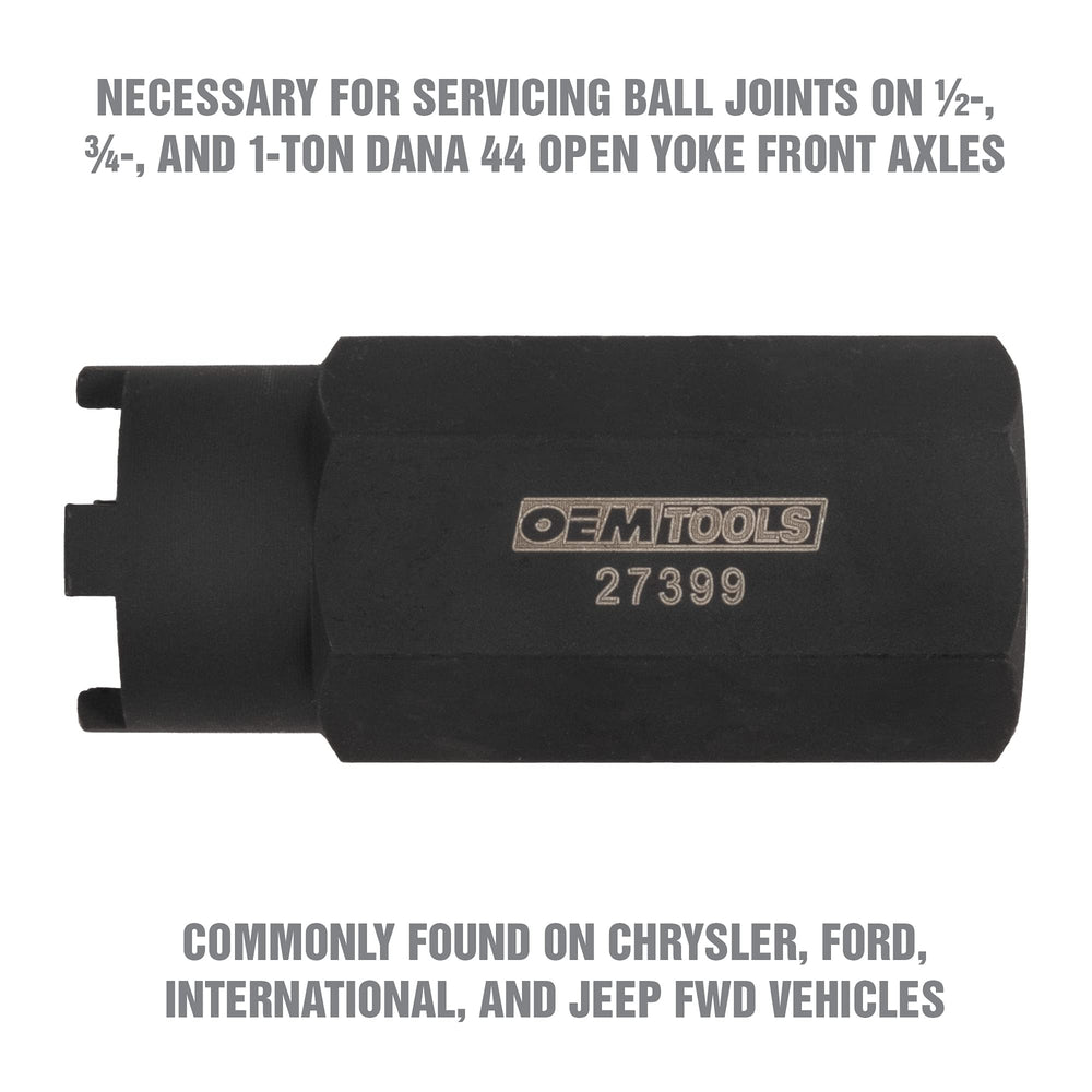 Front axle service with Dana 44 compatible tool from OEMTOOLS 27399