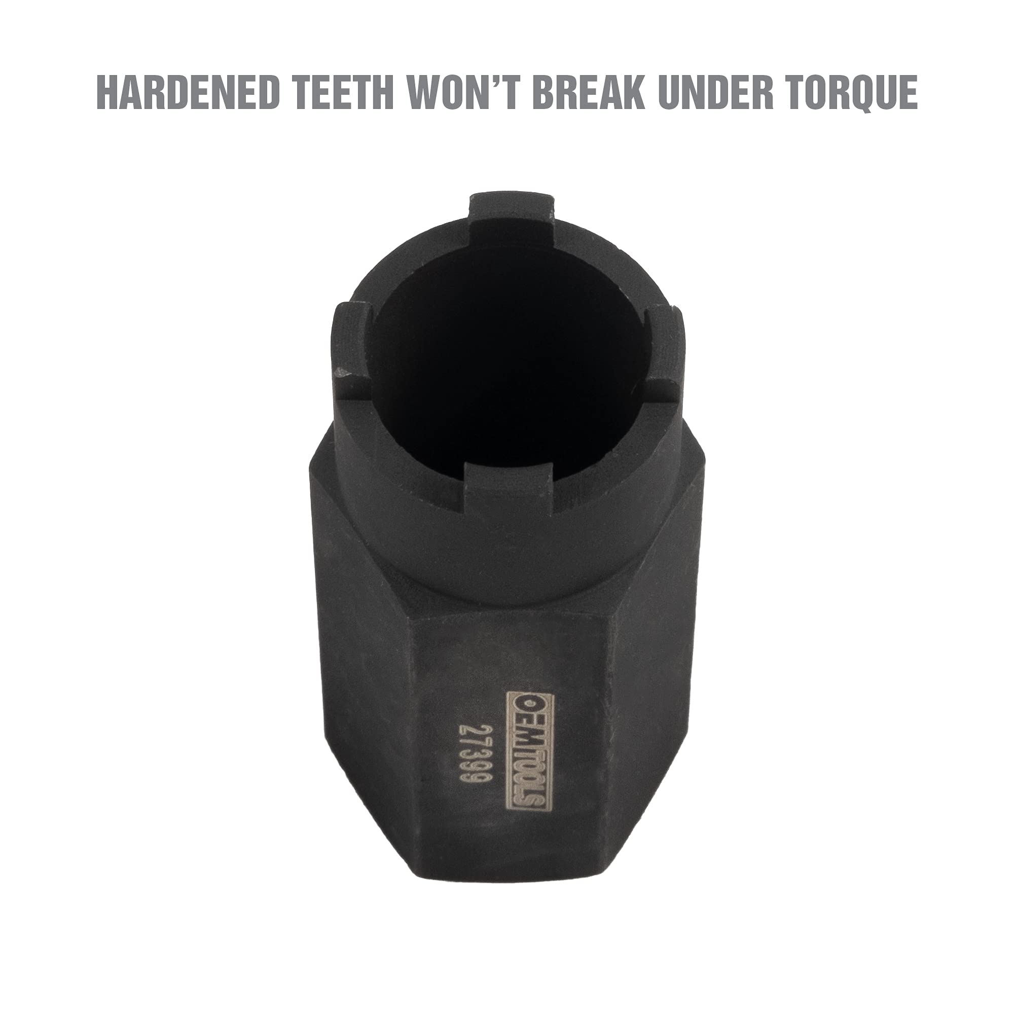 OEMTOOLS 27399 ball joint spanner wrench with hardened teeth and 1 inch socket compatibility