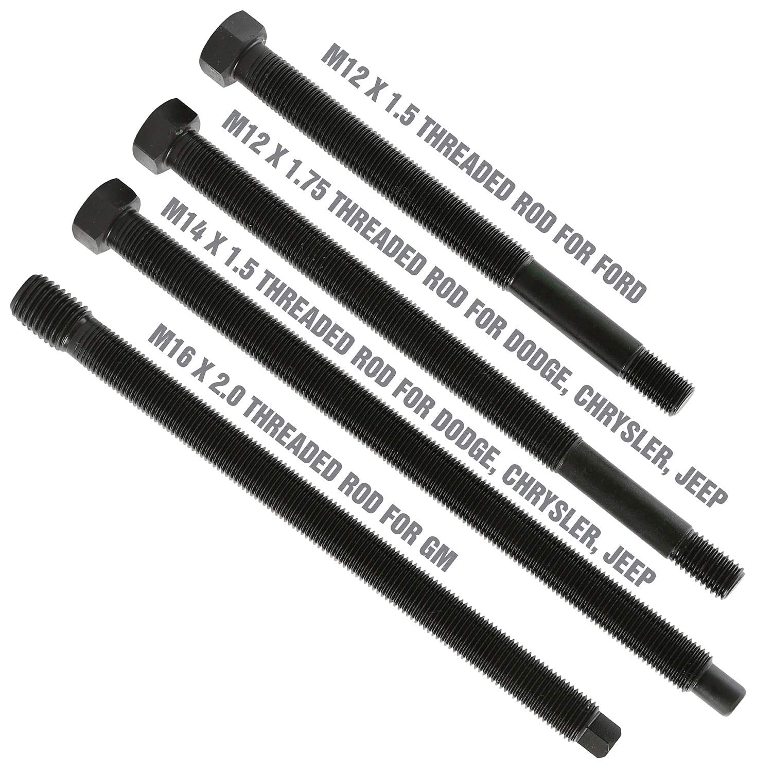 OEMTOOLS black phosphate finish resists corrosion for tough garage environments.
