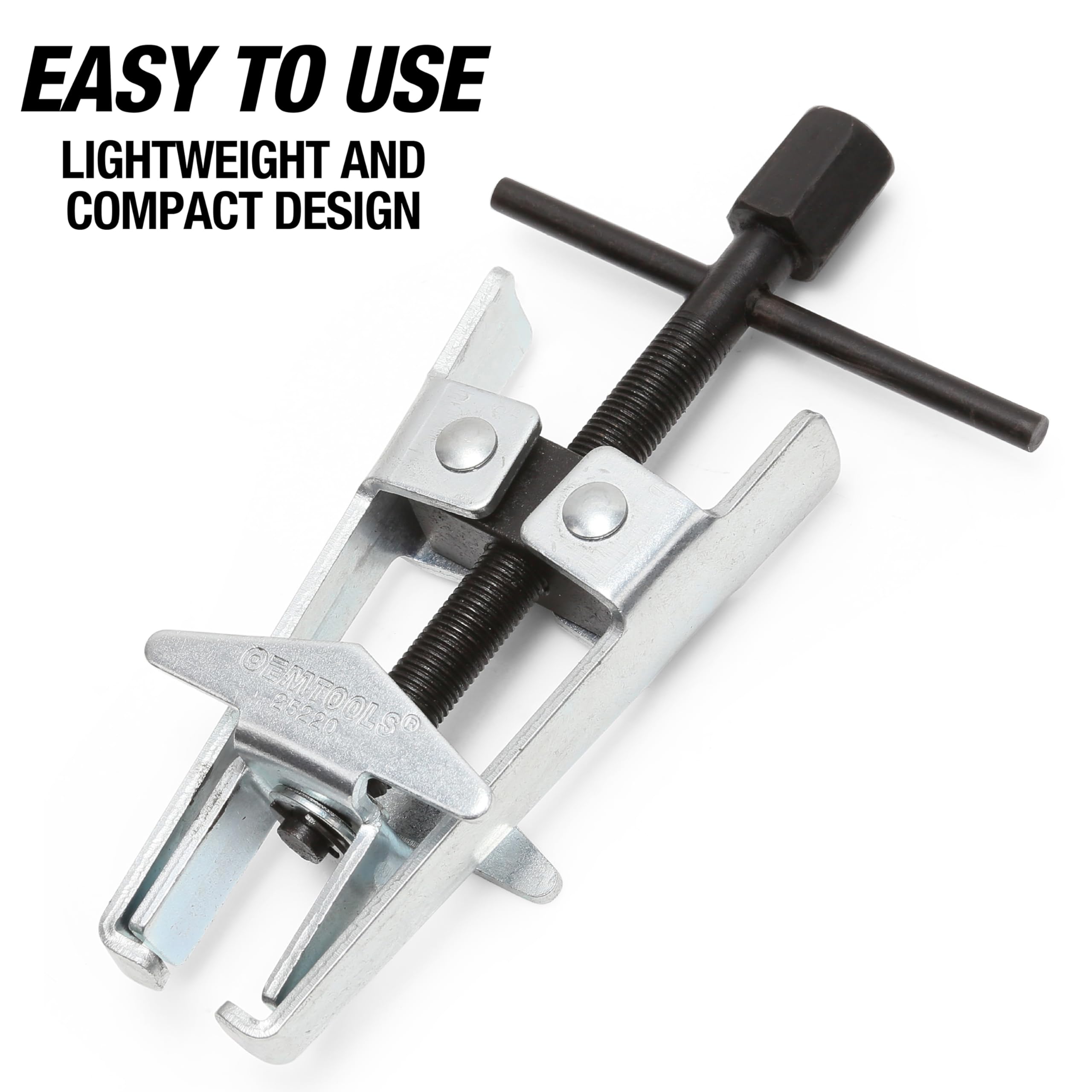 OEMTOOLS chrome and black oxide finish resists rust for durable shop reliability.