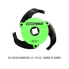 OEMTOOLS magnetic base holds the filter steady during removal for a smooth operation.