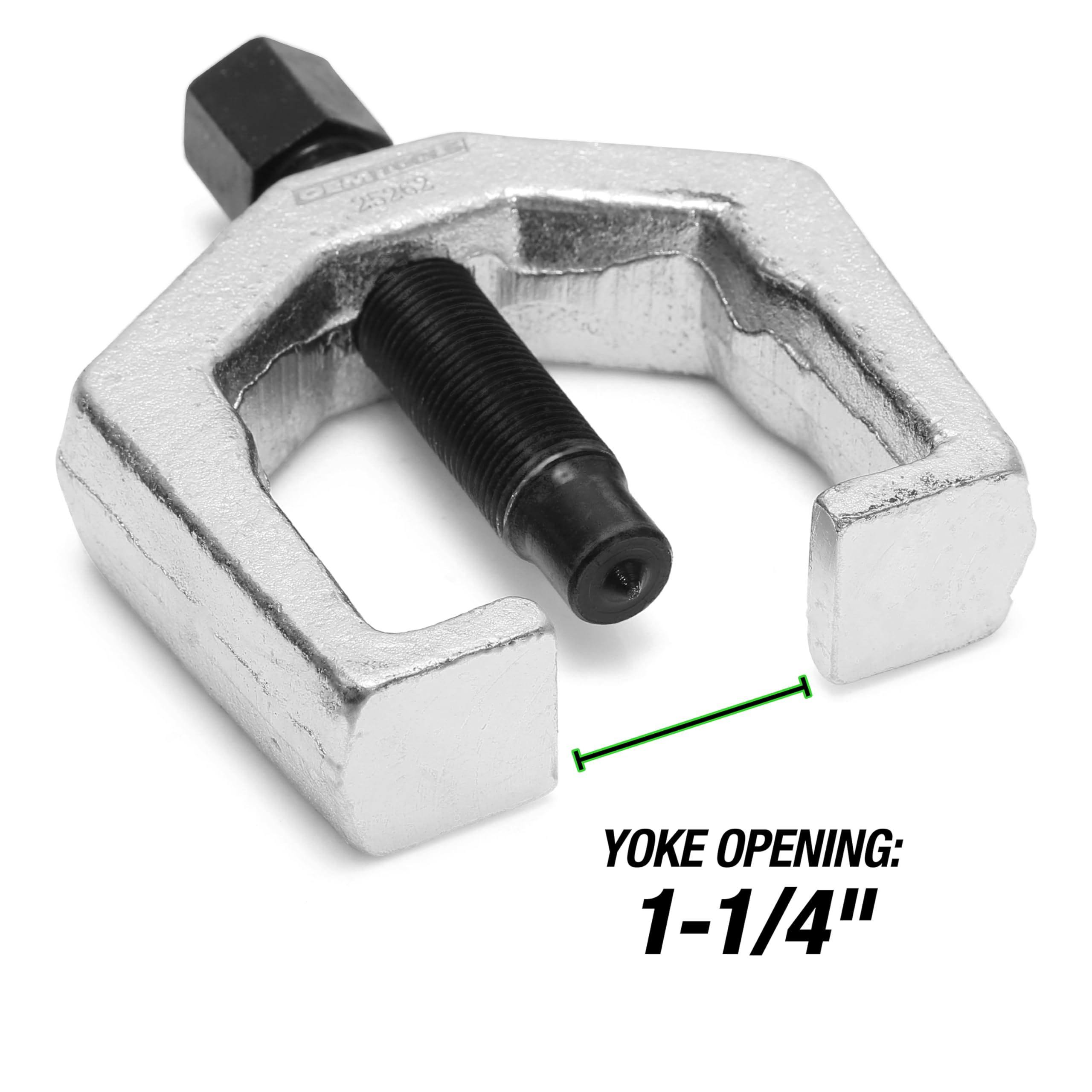 OEMTOOLS Pitman Arm Puller depth reach shown for tight spaces