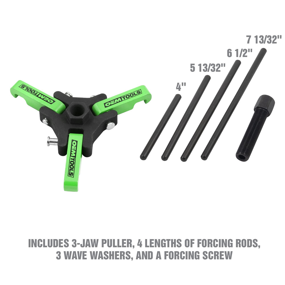 OEMTOOLS pulley puller storage case keeps tools organized and protected.
