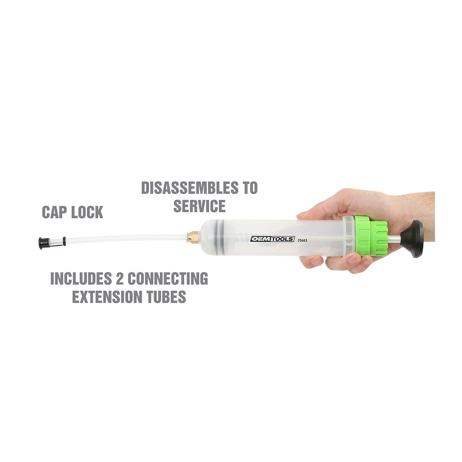 OEMTOOLS pump handle grip enables smooth, low-effort pumping in busy garages.