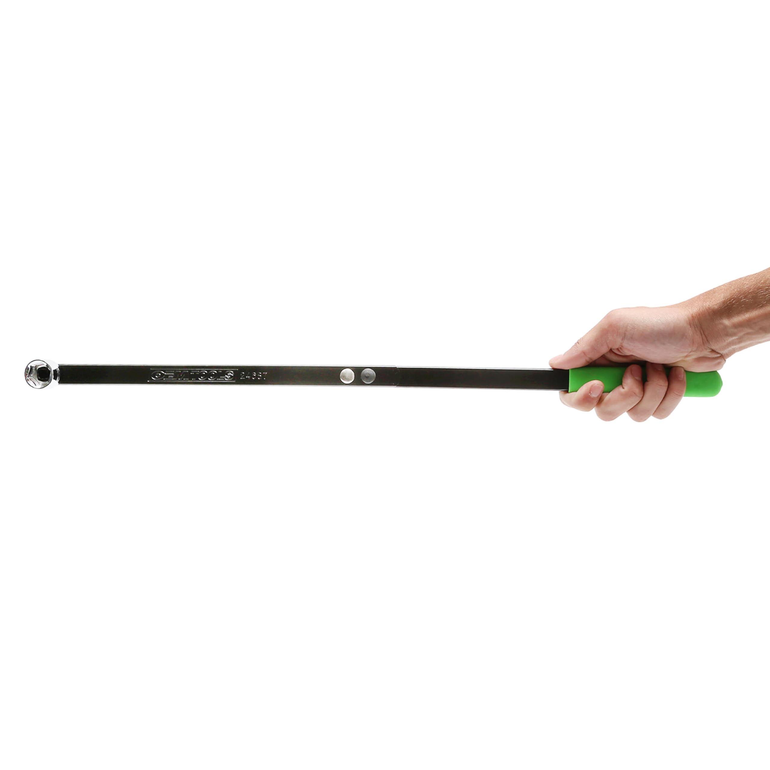 Thin, sturdy construction improves leverage in confined spaces.