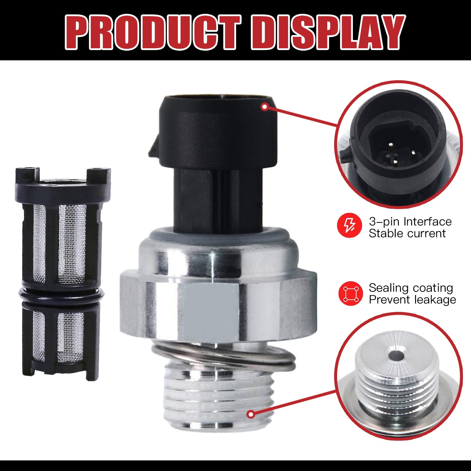 OEMUTA oil pressure sensor for GMC compatibility – reliable engine monitoring.