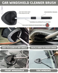 Oesee air vent brush cleans dust from car vents