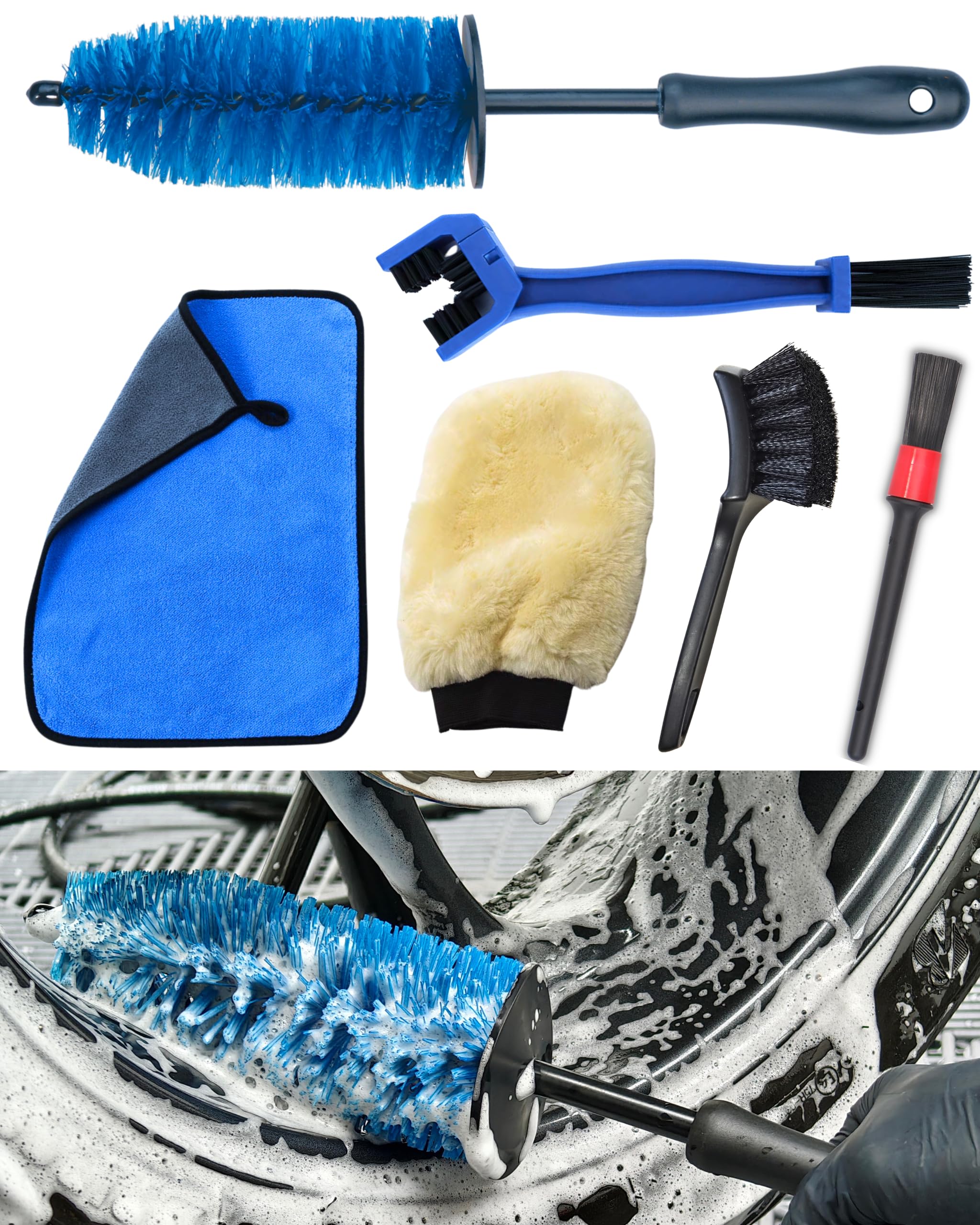 Oesee Easy Reach Brush cleans tight areas without scratching delicate surfaces.