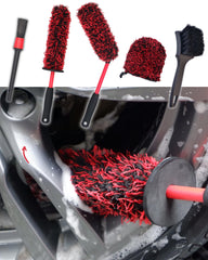 oesee metal-free wheel brush angled reach for inside wheel barrels and crevices.