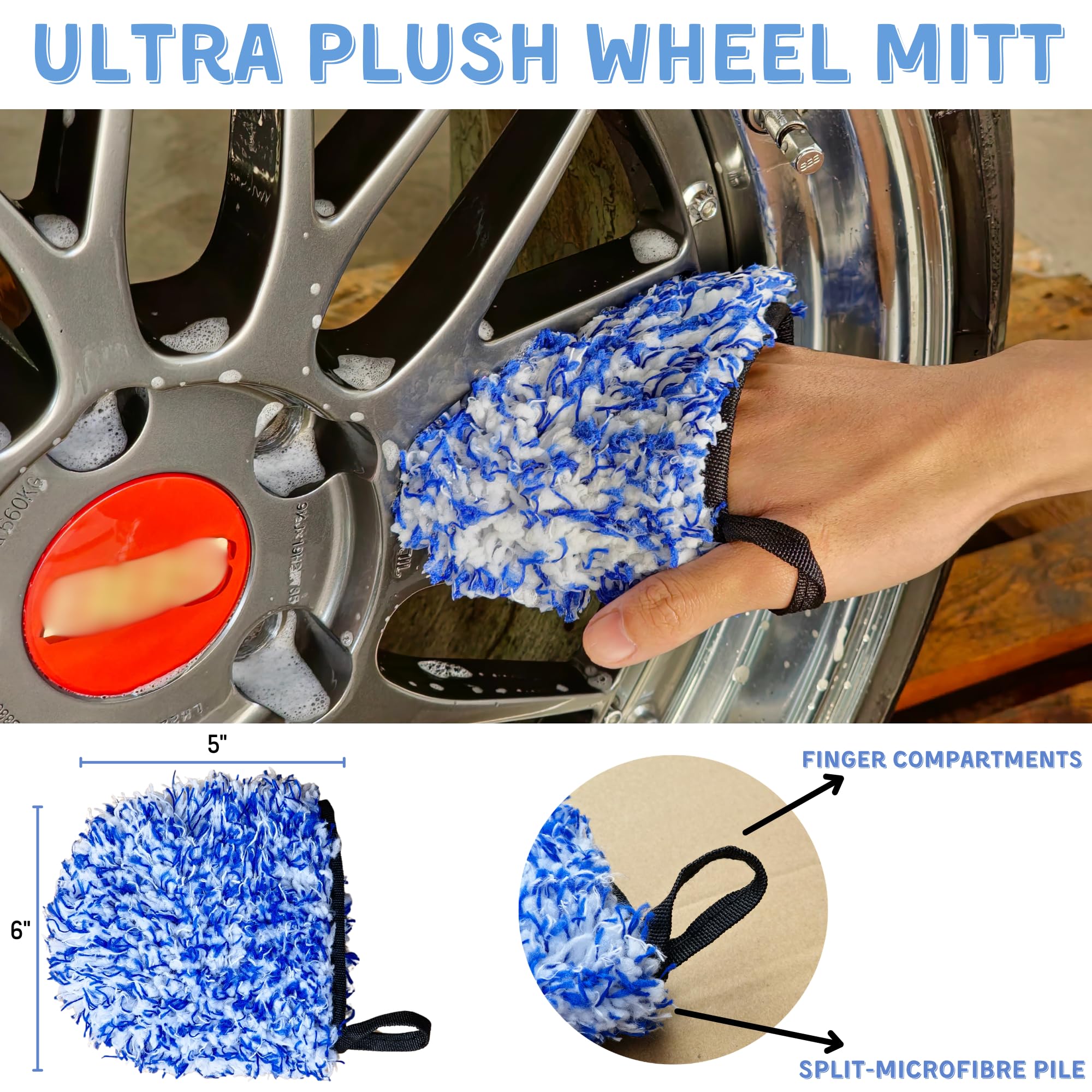 oesee soft wheels brush (2pcs) flexible 360-degree reach