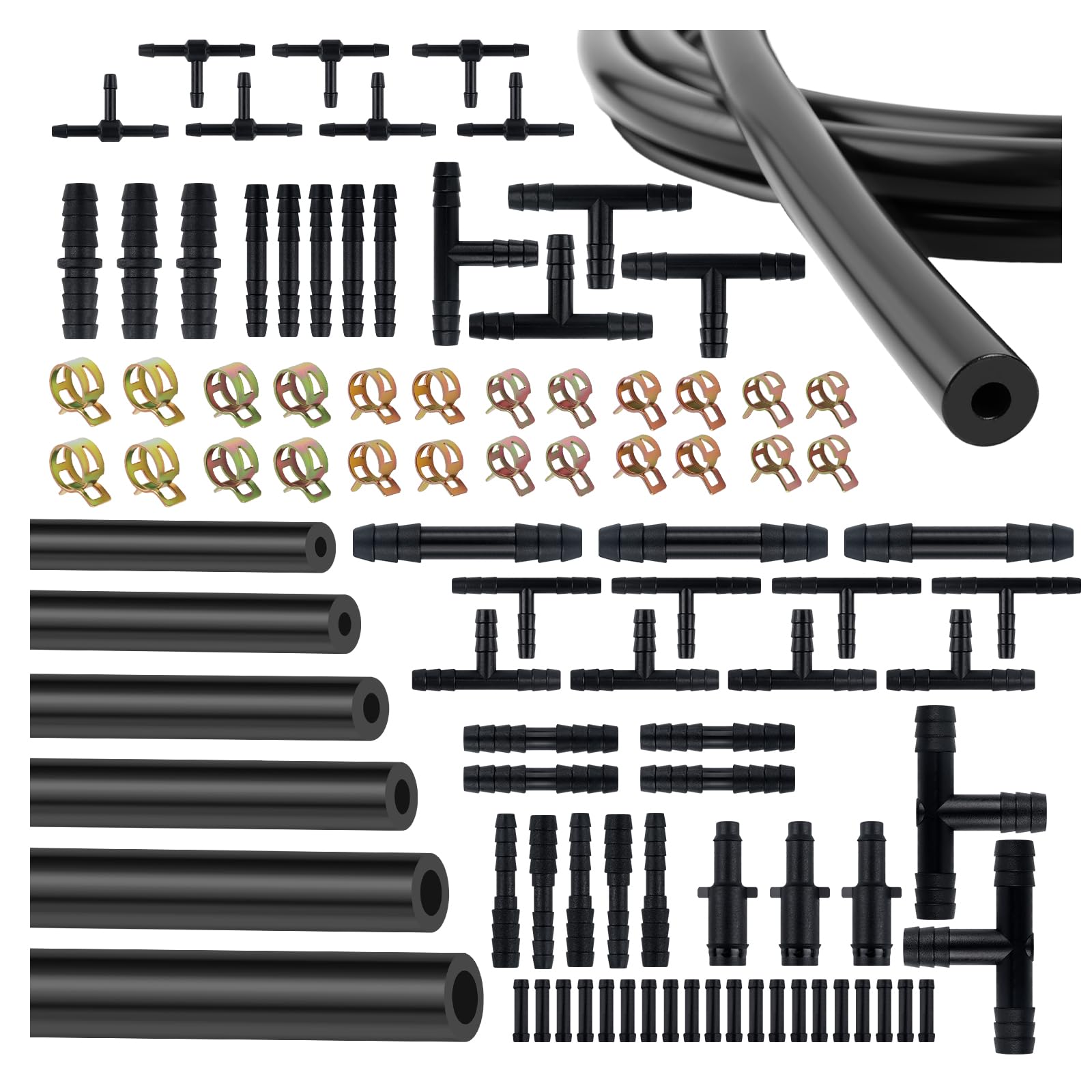 OFBAND silicone vacuum hose kit with six sizes for flexible engine routing.