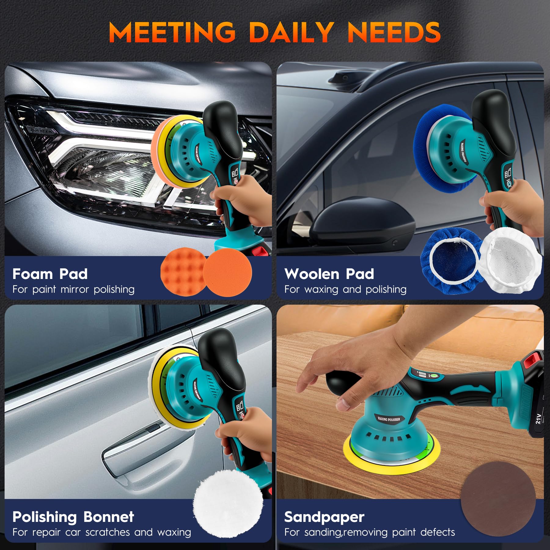 Ofeace ergonomic lightweight design reduces fatigue during detailing.