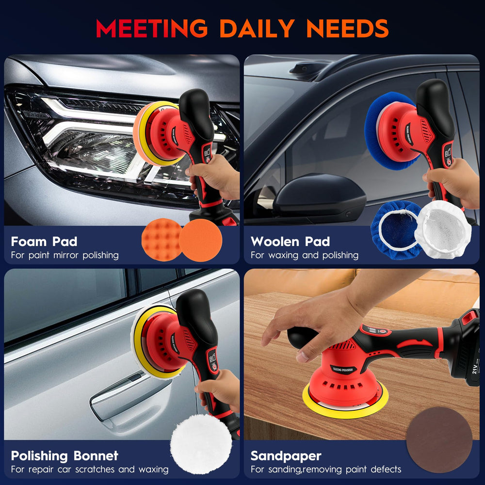 Ofeace lightweight ergonomic design reduces fatigue during extended detailing sessions.