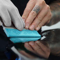 Off-Wrap Squeegee Flex application-stroke enables controlled passes for even coverage.
