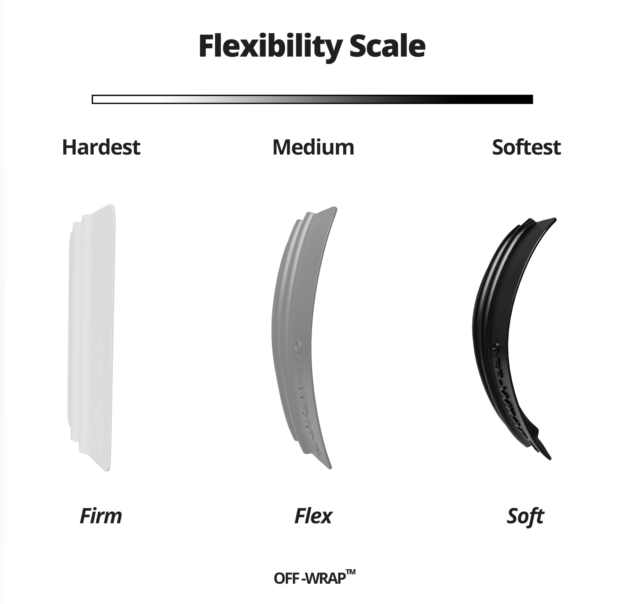 Off-Wrap Squeegee Flex surface-glide delivers smooth, scratch-free pressure across curved wraps.