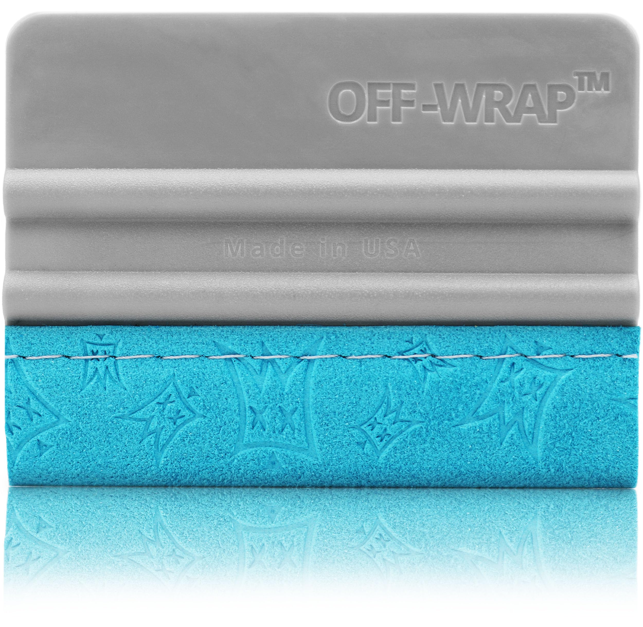 Off-Wrap Squeegee Flex tip-angle aids precise vinyl application with enhanced bubble control.