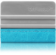 Off-Wrap Squeegee Flex tip-angle aids precise vinyl application with enhanced bubble control.
